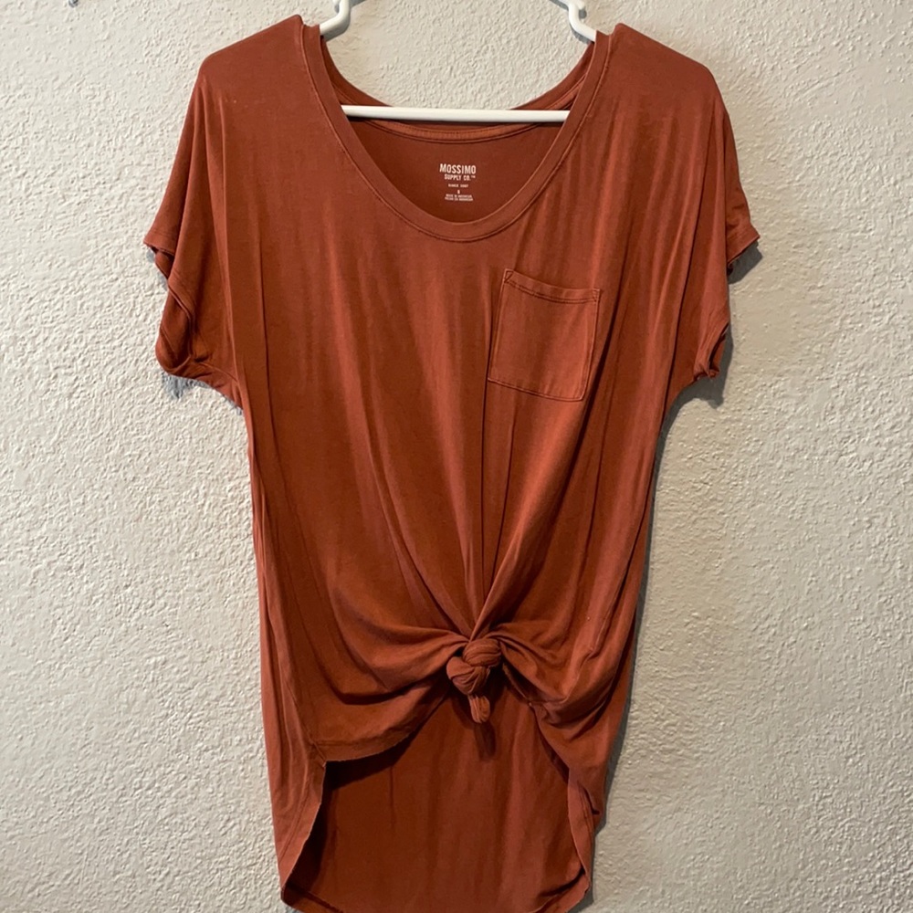 Orange mossimo tee shirt size small